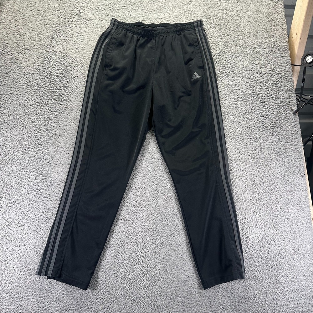 Adidas Primegreen Pant Mens XL Black Polyester Track Straight Running Gym Sports